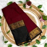 AMBIKA Narayanpet Saree with Big Borders