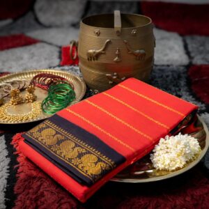 Alice Christy Inspired Velthari Sungudi Cotton Saree
