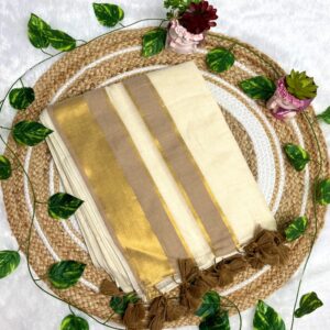 VAIDEHI Onam Mul Cotton Saree