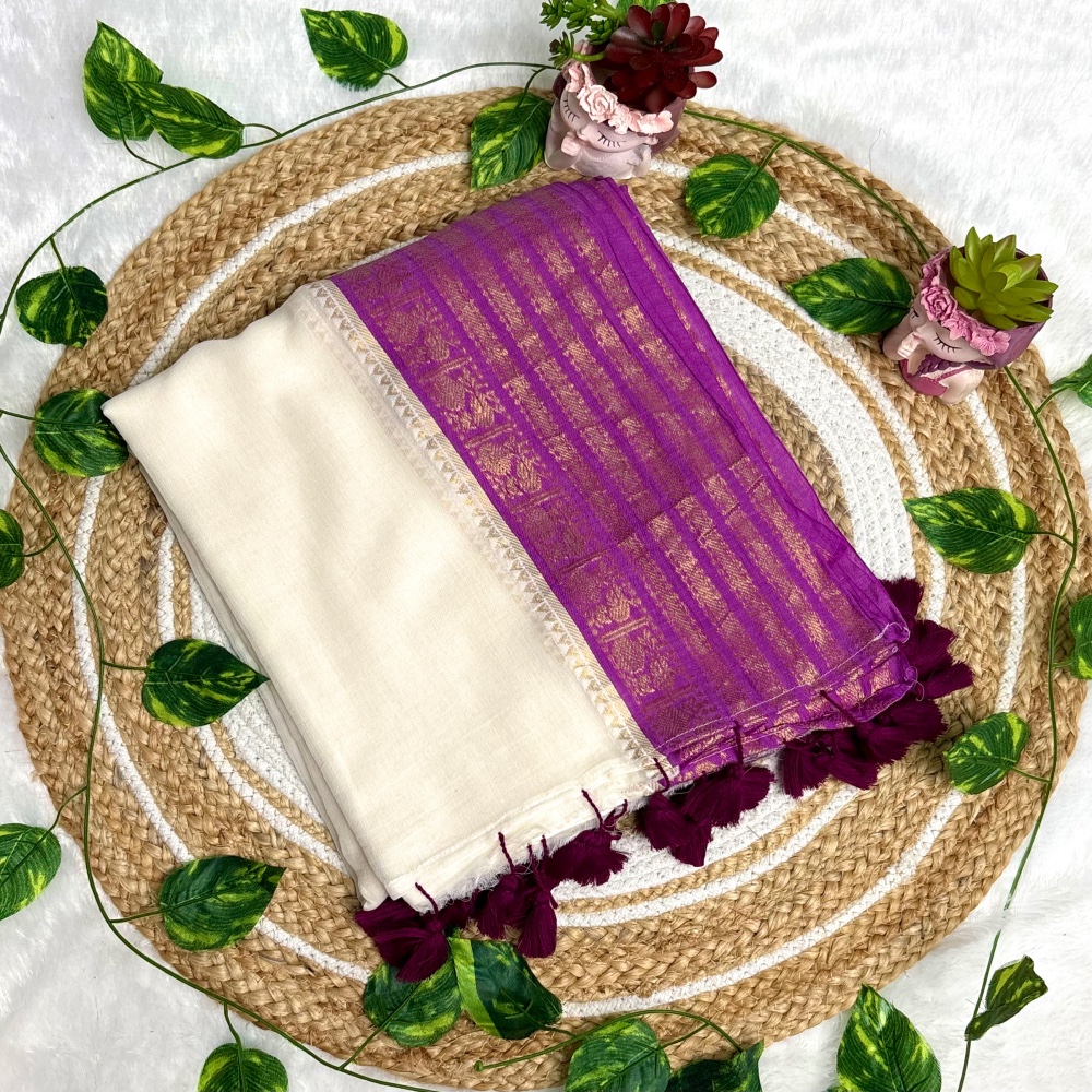 NEELAMBARI Mul Cotton Sarees