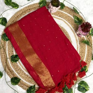 Chembakam Mul Cotton Saree