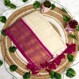 ARUNIMA Kanchi Border Saree
