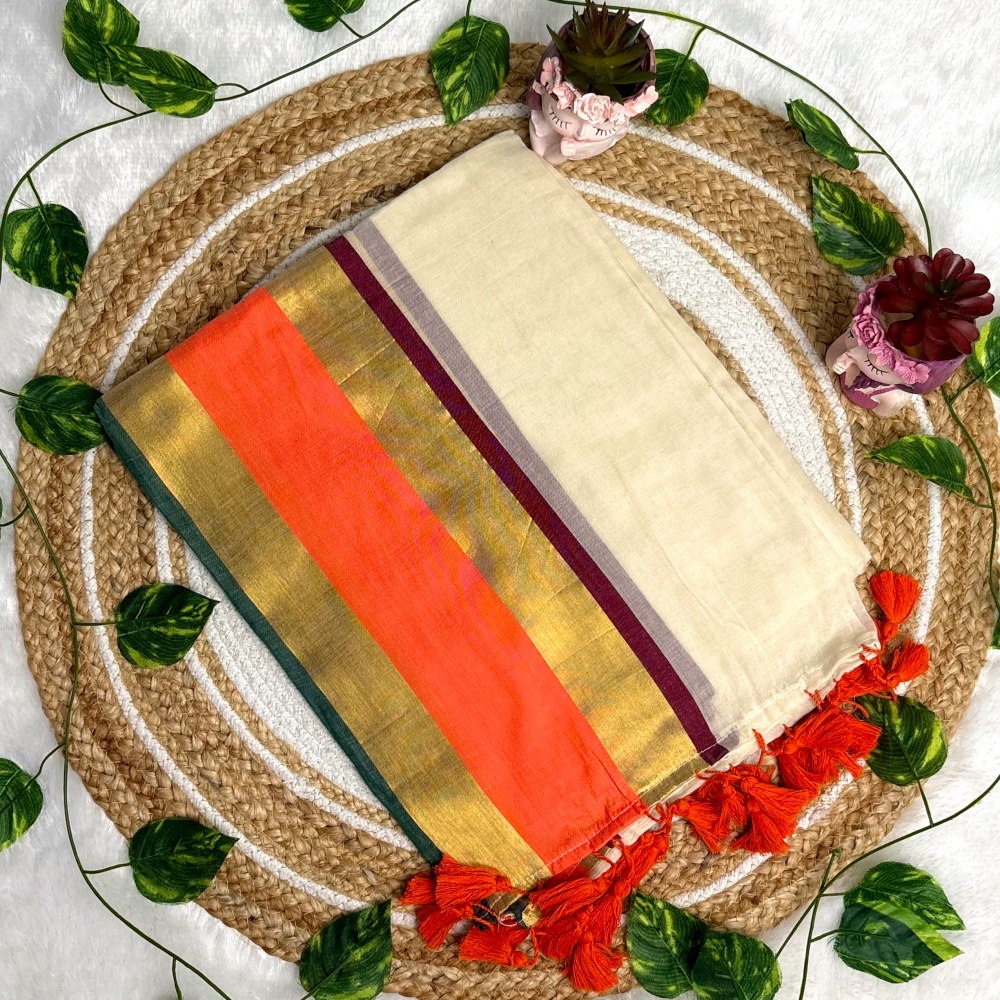 PALLAVI Onam Mul Cotton Sarees