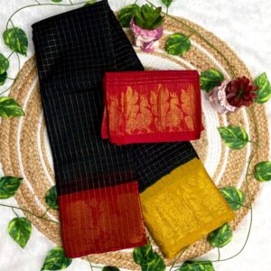 GANGA JAMUNA Sungudi Cotton Sarees