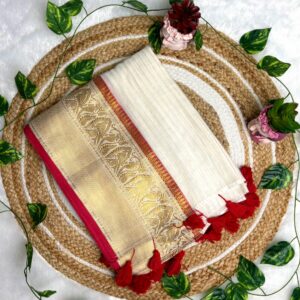 Vasudha Onam Mul Cotton Saree