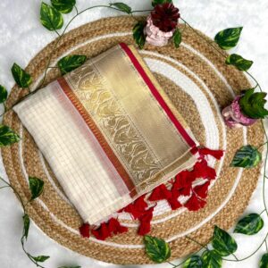 Vasudha Premium Onam Mul Cotton Saree